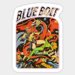 Blue Bolt! Sticker